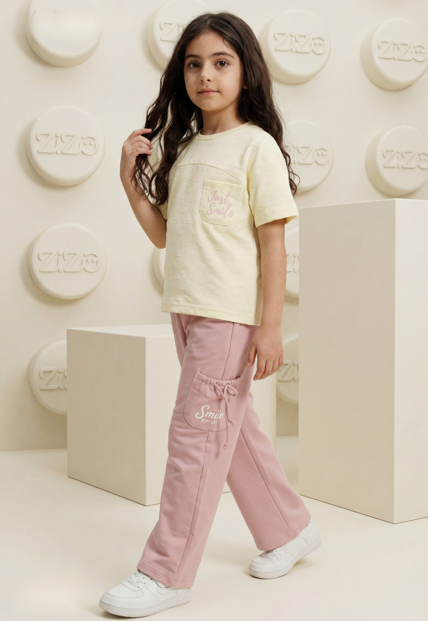 Girls' pajama set is designed for ages 6 to 12 years 745