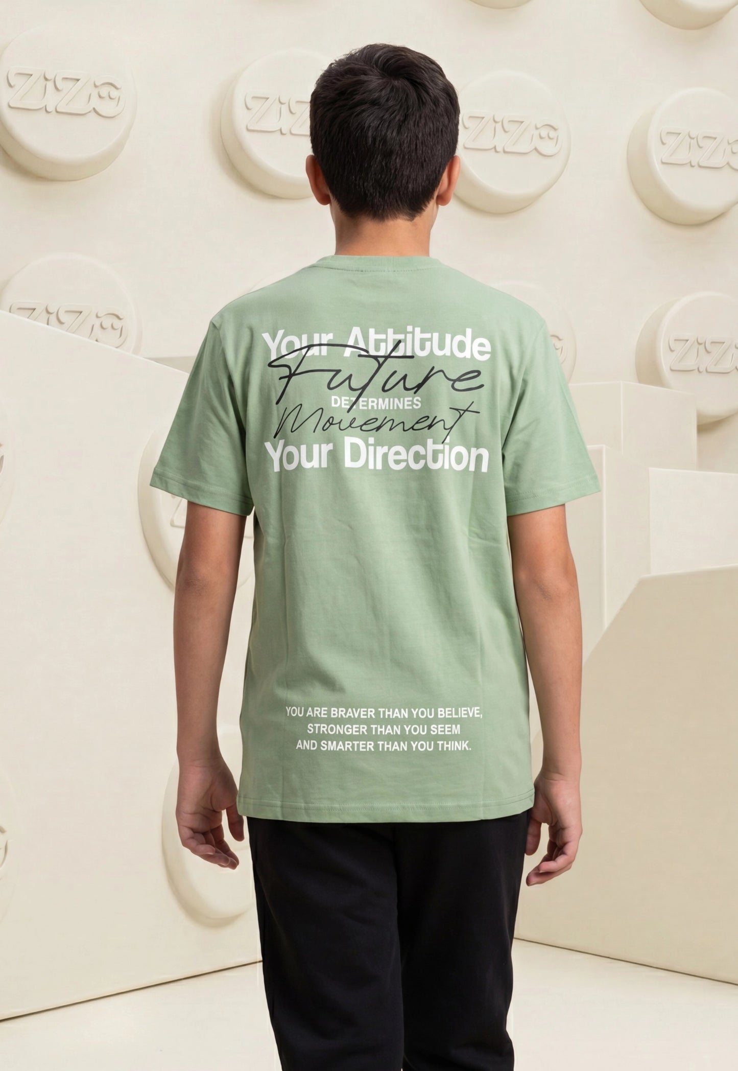 تيشيرت اولادي صيفي قطن %100 (Future Movement Tee)