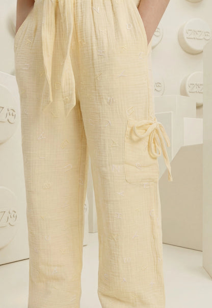 Girls' pajama set is designed for ages 6 to 12 years 745