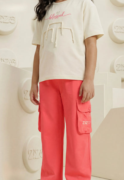 Girls' pajama set is designed for ages 6 to 12 years 745