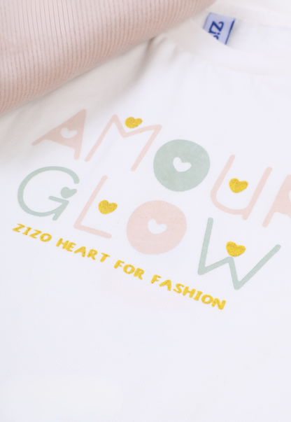 Girls' 3-piece pajama set (1803)