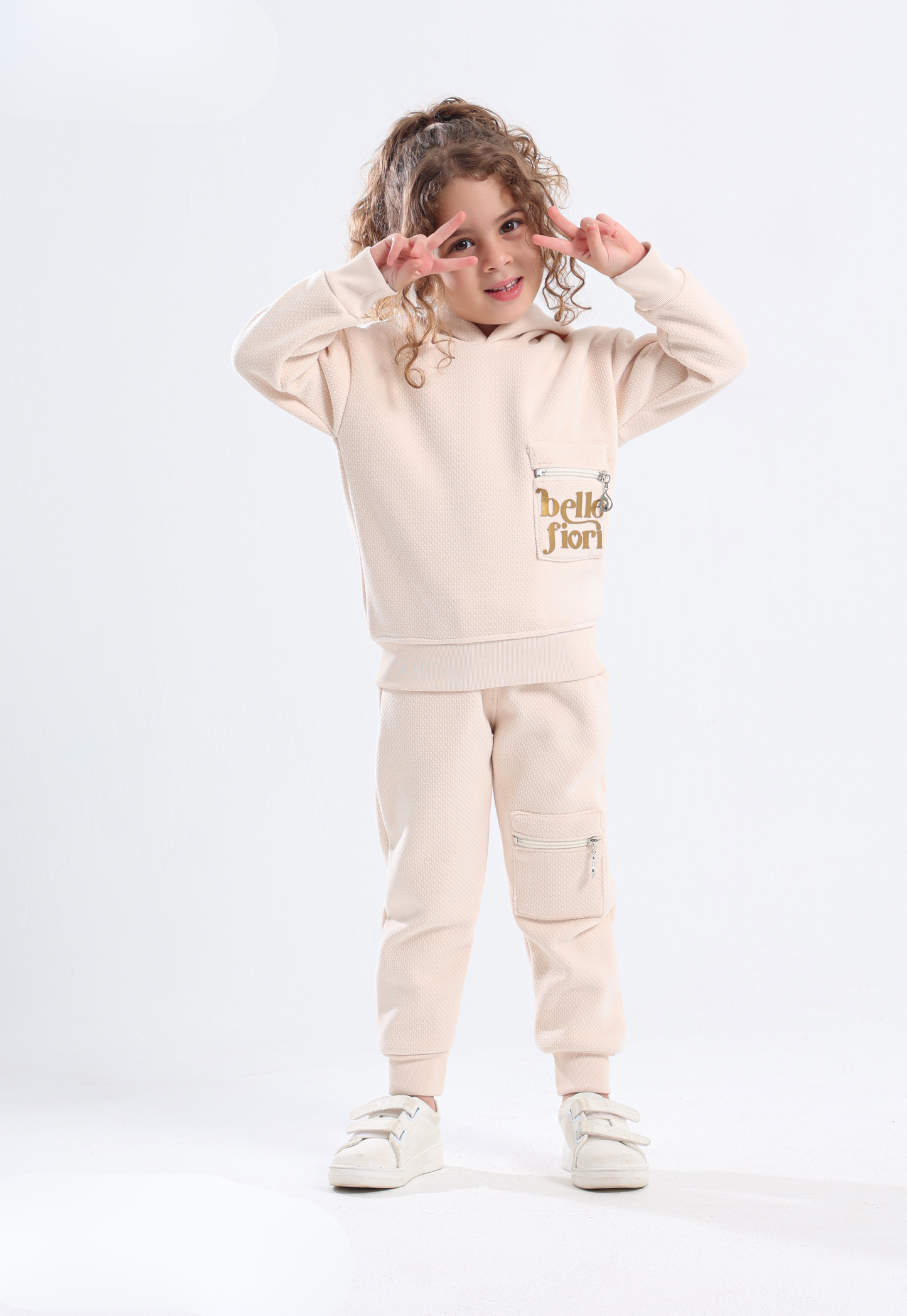 Girls' winter pajamas "Belle Fiori" (1810)