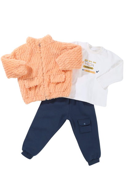 Girls' 3-piece pajama set (1022)