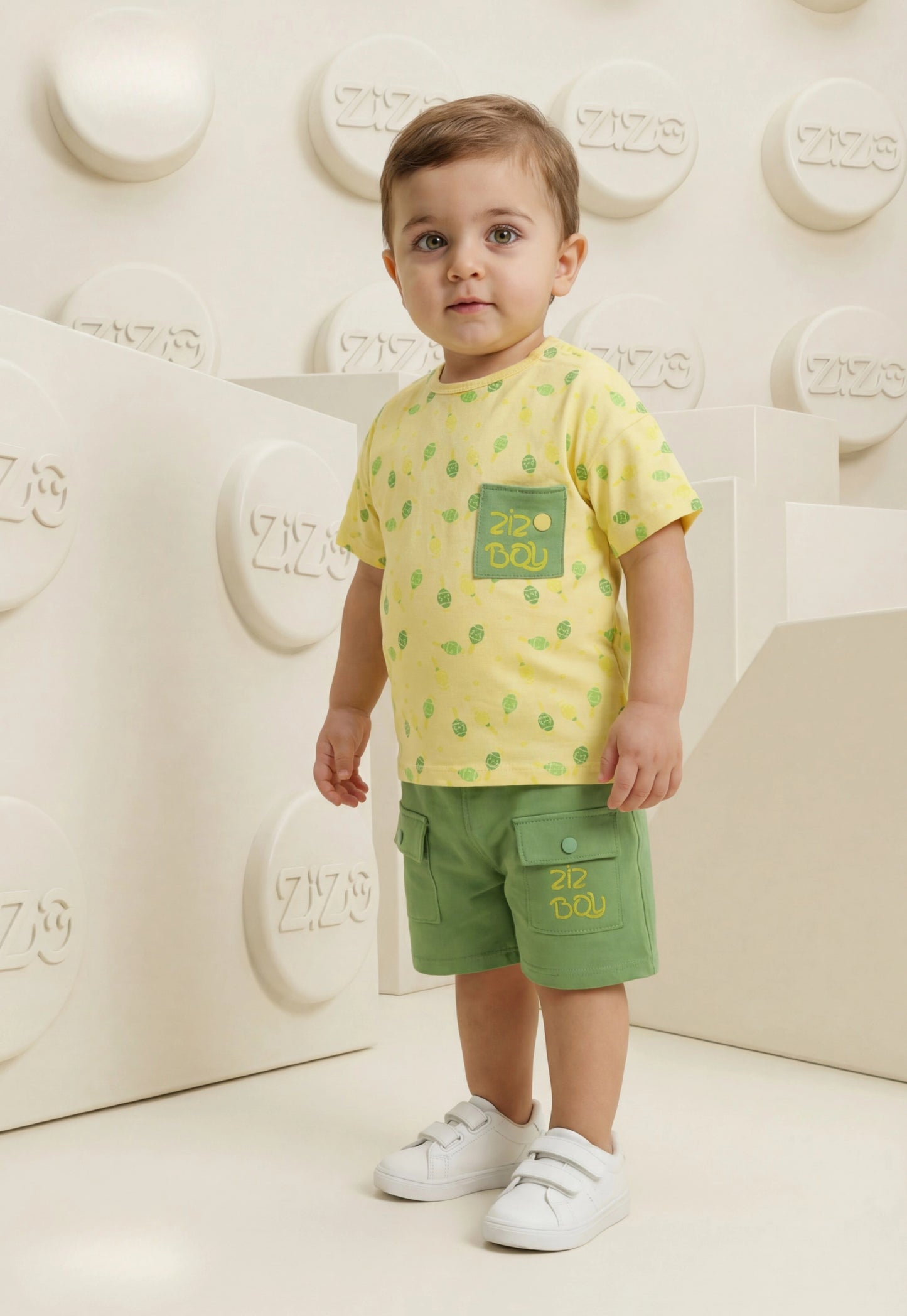 A delightful baby girl's pajama set designed for ages 9 to 18 months.1088