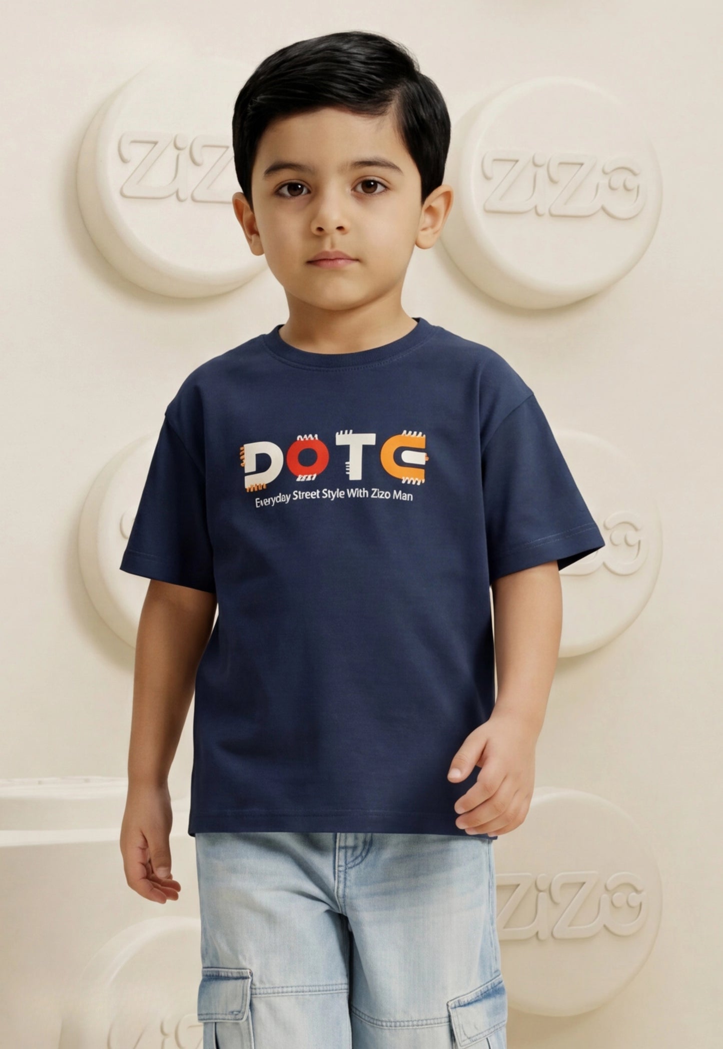 تيشيرت أولادي  صيفي %100 (DOTC Street Style T-Shirt)