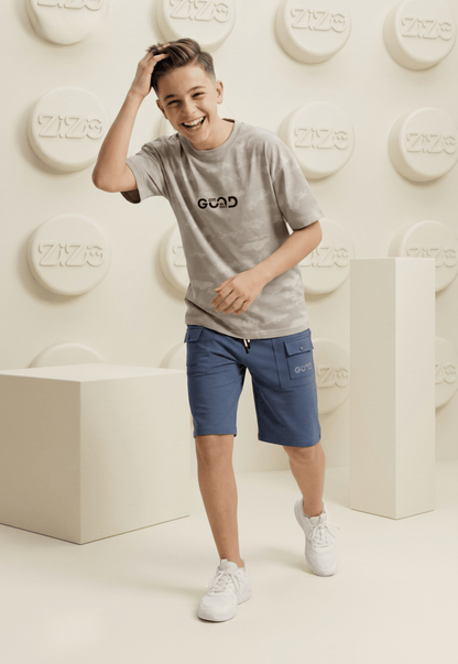 Summer two-piece boys' set, 100% cotton (Summer Breeze Set)