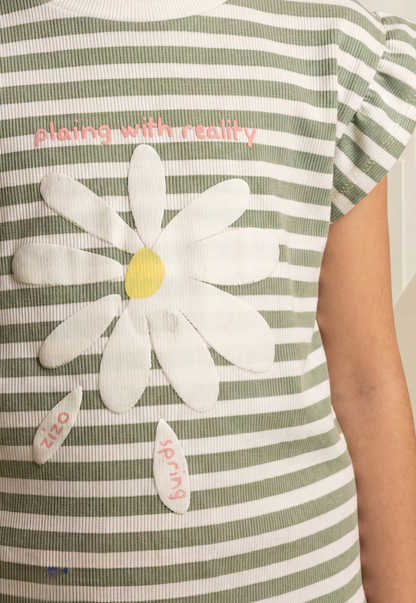 Girls' pajama set is designed for ages 6 to 12 years 745