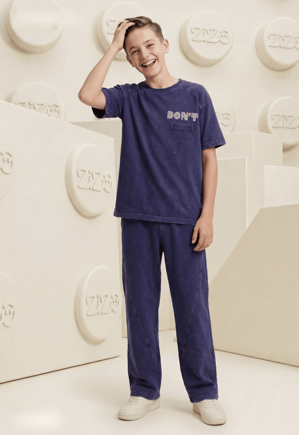 طقم اولادي صيفي قطعتين قطن %100 (Don’t Washed Set)