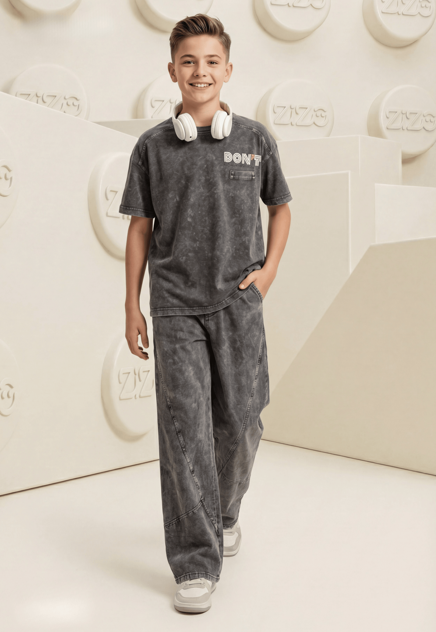 طقم اولادي صيفي قطعتين قطن %100 (Don’t Washed Set)