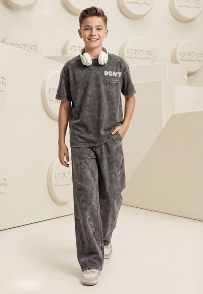 طقم اولادي صيفي قطعتين قطن %100 (Don’t Washed Set)