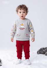 ترينج أولادي شتوي قطعتين قطن معالج ضد الوبره (Little Snow Buddy)