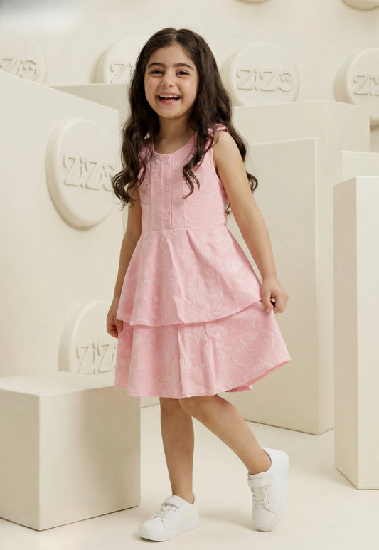 Girls' pajama set is designed for ages 6 to 12 years 745
