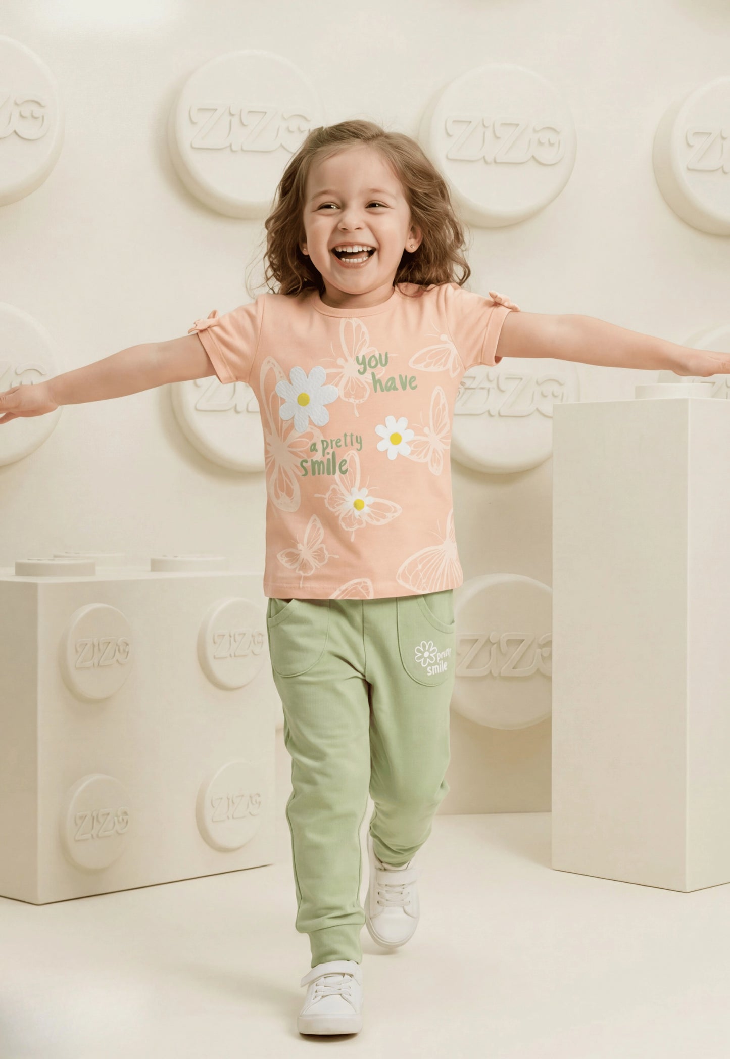 Girls' pajama set is designed for ages 6 to 12 years 745