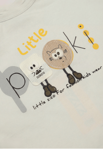 طقم أولادي صيفي قطعتين قطن %100 (Little Pookie Set)