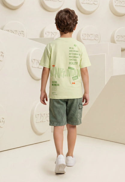 Summer two-piece boys' set, 100% cotton (Summer Breeze Set)