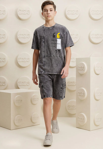 Summer two-piece boys' set, 100% cotton (Summer Breeze Set)