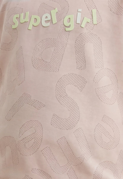 Girls' pajama set is designed for ages 6 to 12 years 745