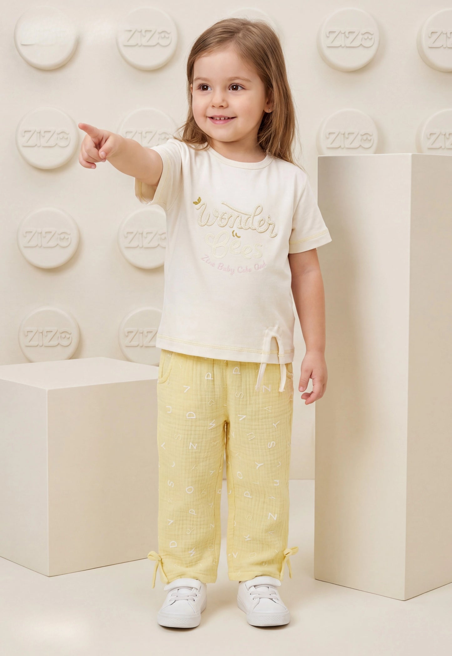 Girls' pajama set is designed for ages 6 to 12 years 745
