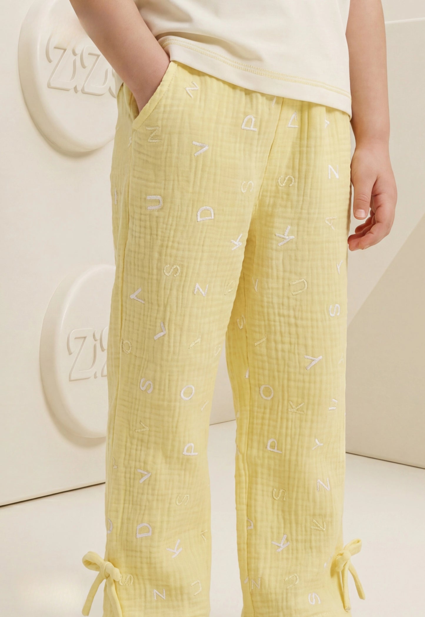 Girls' pajama set is designed for ages 6 to 12 years 745