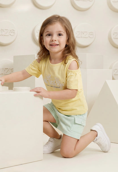 Girls' pajama set is designed for ages 6 to 12 years 745
