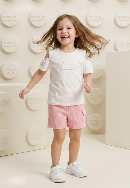 Girls' pajama set is designed for ages 6 to 12 years 745