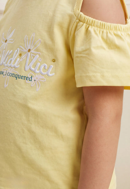Girls' pajama set is designed for ages 6 to 12 years 745