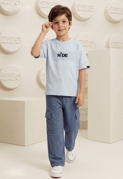 Summer two-piece boys' set, 100% cotton (Summer Breeze Set)