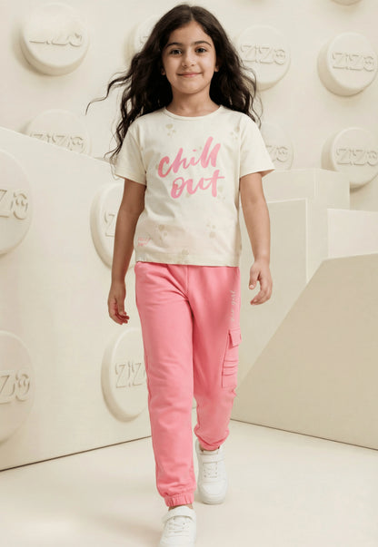Girls' pajama set is designed for ages 6 to 12 years 745
