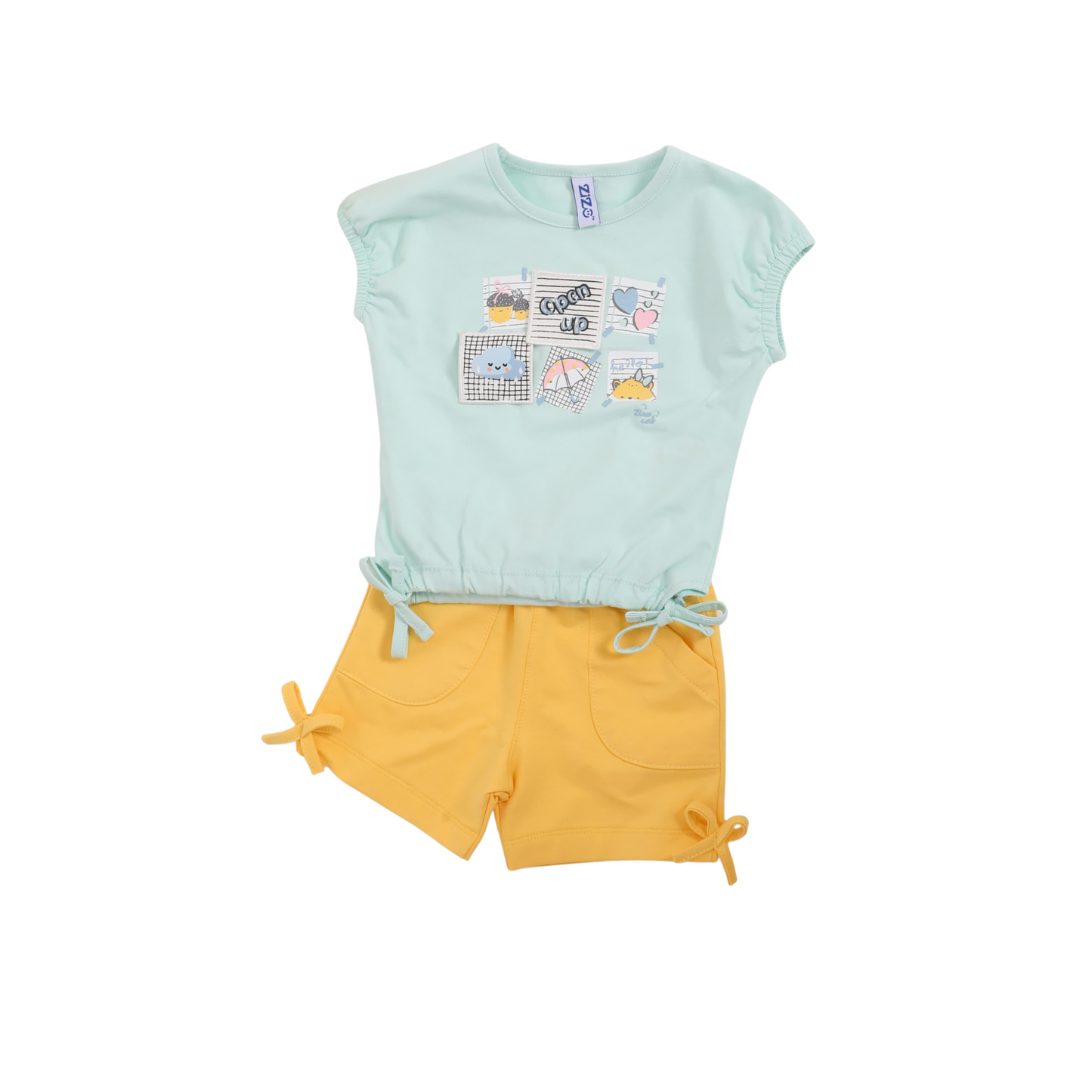 a delightful baby girl's pajama set from designed for ages 9 to 18 months.1088