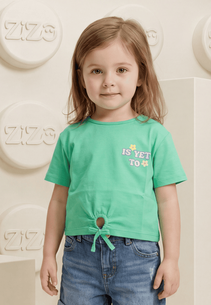 تيشيرت بناتي صيفي قطن %100 (OK Everyday Tee)