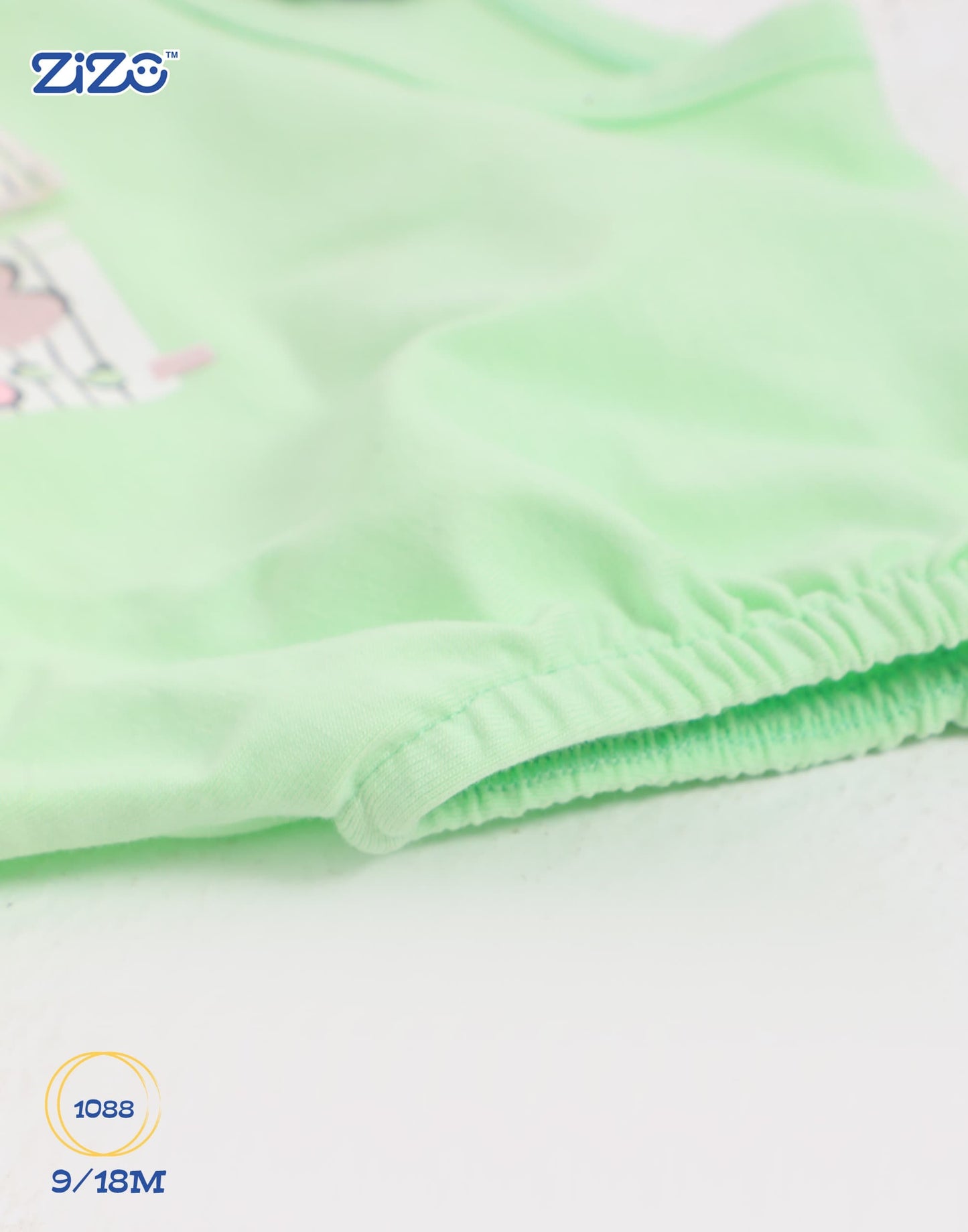 a delightful baby girl's pajama set from designed for ages 9 to 18 months.1088