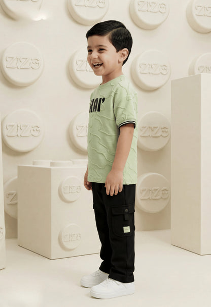 Summer two-piece boys' set, 100% cotton (Summer Breeze Set)