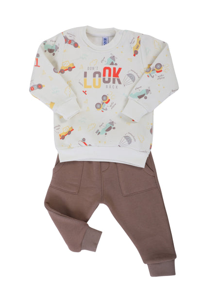 Boys' winter cotton tracksuit (1110)