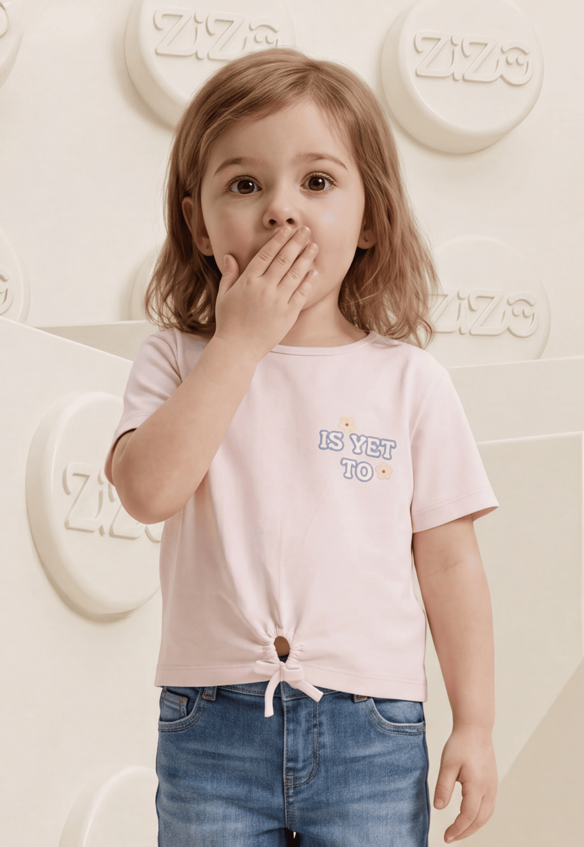 تيشيرت بناتي صيفي قطن %100 (OK Everyday Tee)