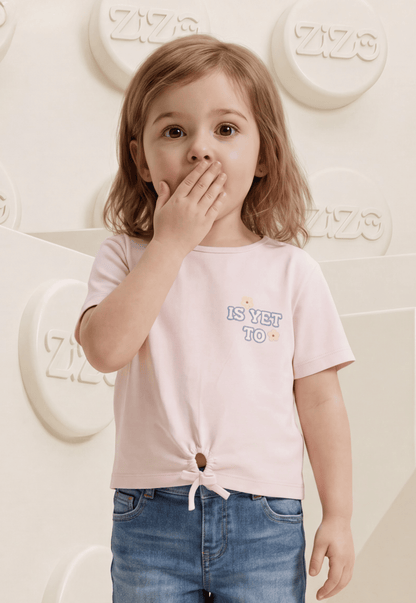تيشيرت بناتي صيفي قطن %100 (OK Everyday Tee)
