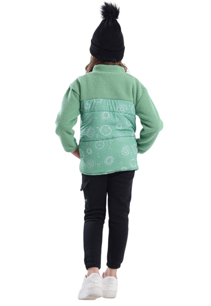 بيجاما بناتي فرو ناعم مكونة من 3 قطع (843)