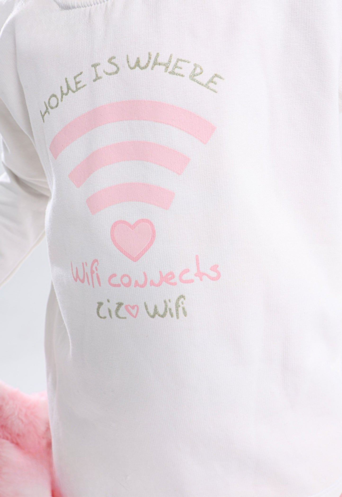 بيجاما بناتي فرو صناعي من 3 قطع (807)