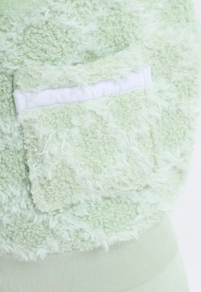 Girls' soft fleece pajamas, 3 pieces (1805)