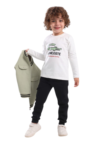 Boys' winter tracksuit, 3 pieces (873)