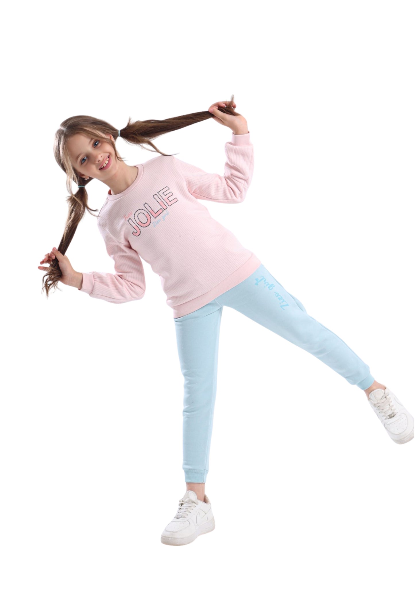 بيجاما بناتي مبطنة من قطعتين (844)