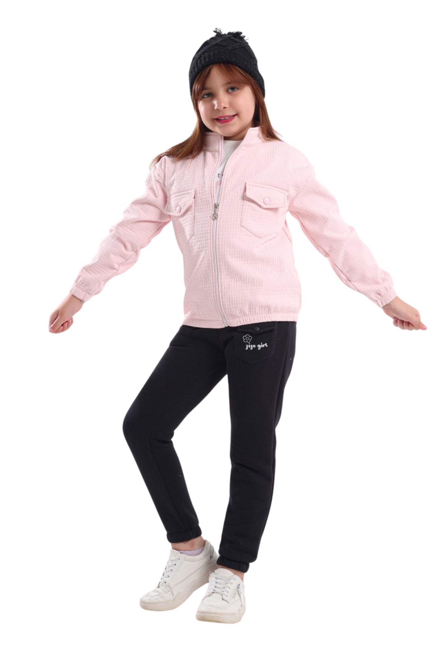 Girls' 3-piece padded pajama set (853)