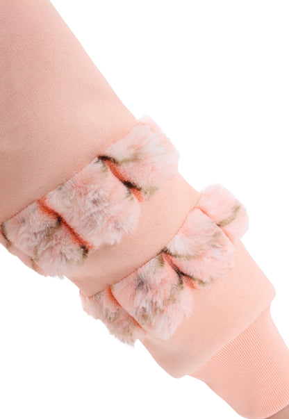 Girls' printed pajamas with a unique design, two pieces (816)