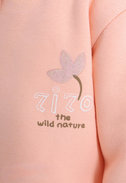 Girls' padded pajamas, 3 pieces (811)