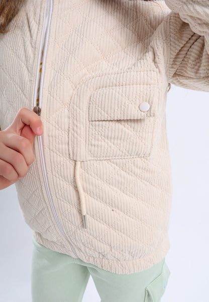 Girls' padded 3-piece pajama set (851)