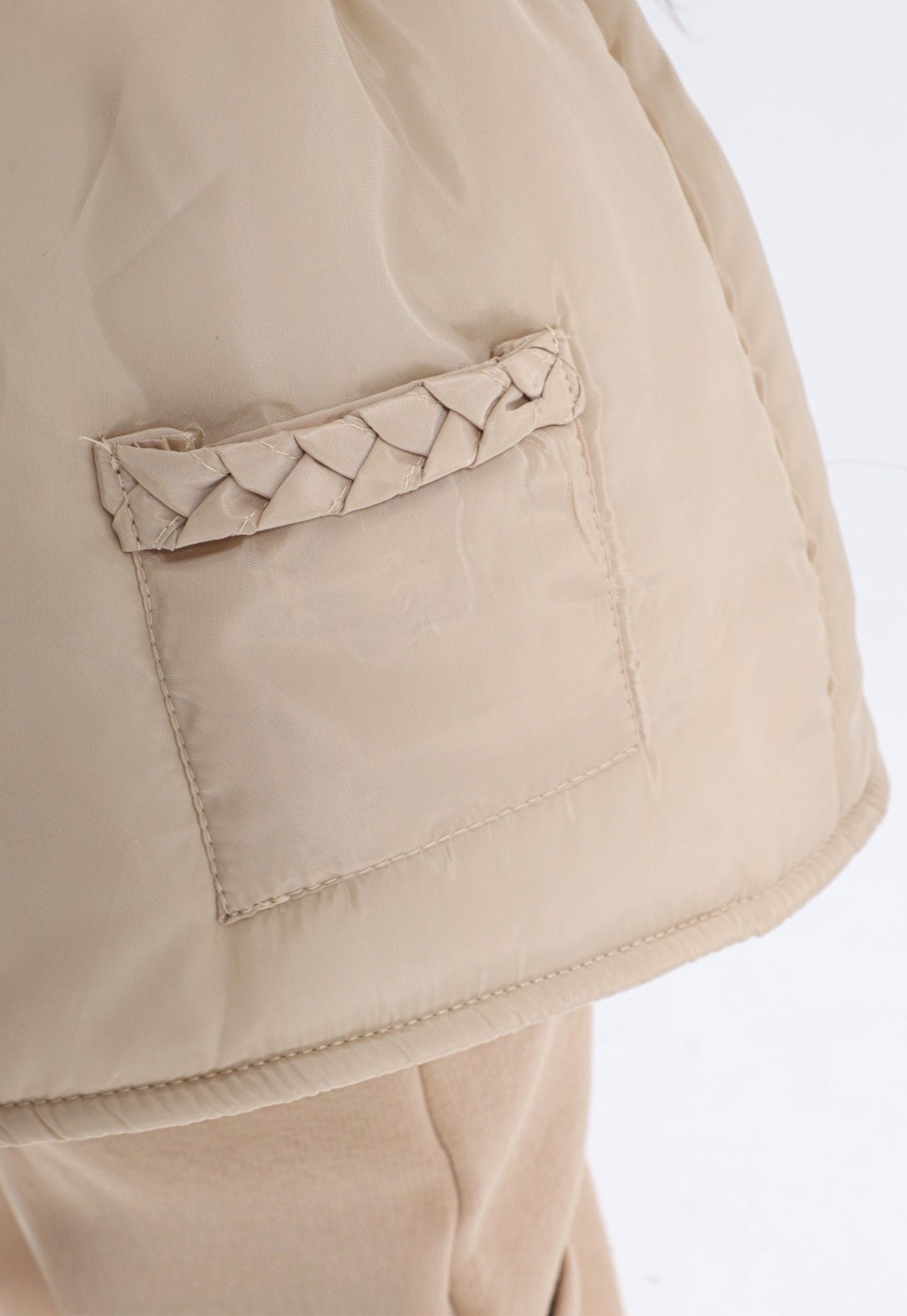 Comfortable and padded 3-piece girls' pajama set (803)