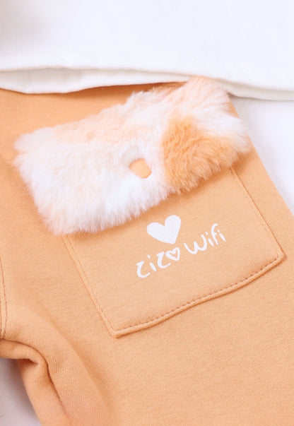 بيجاما بناتي فرو صناعي من 3 قطع (807)