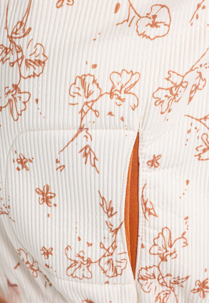 Girls' pajamas with a soft floral print, 3 pieces (855)