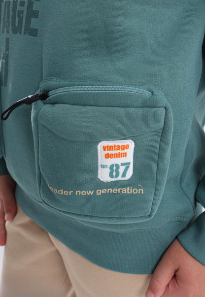 Boys' winter tracksuit, two pieces (863)